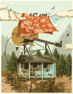 dog music cabin