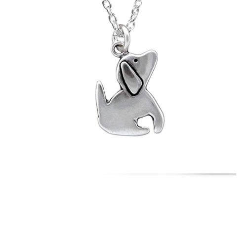 Sterling Silver Dog Necklace