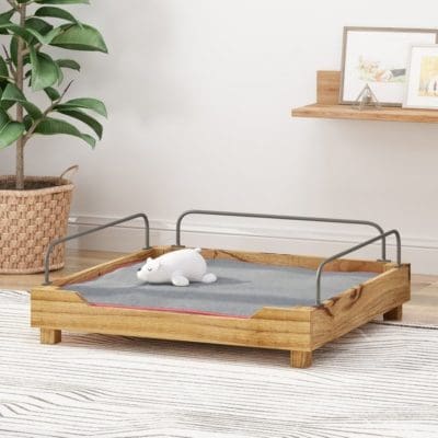 Wood and Metal Modern Dog bed