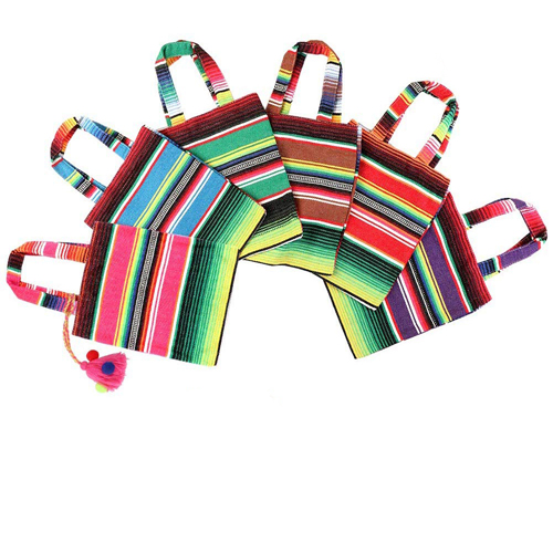 Mexican serape treat goodie dog bags