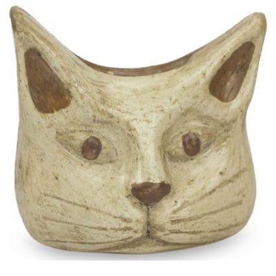 Antique Cat Vase