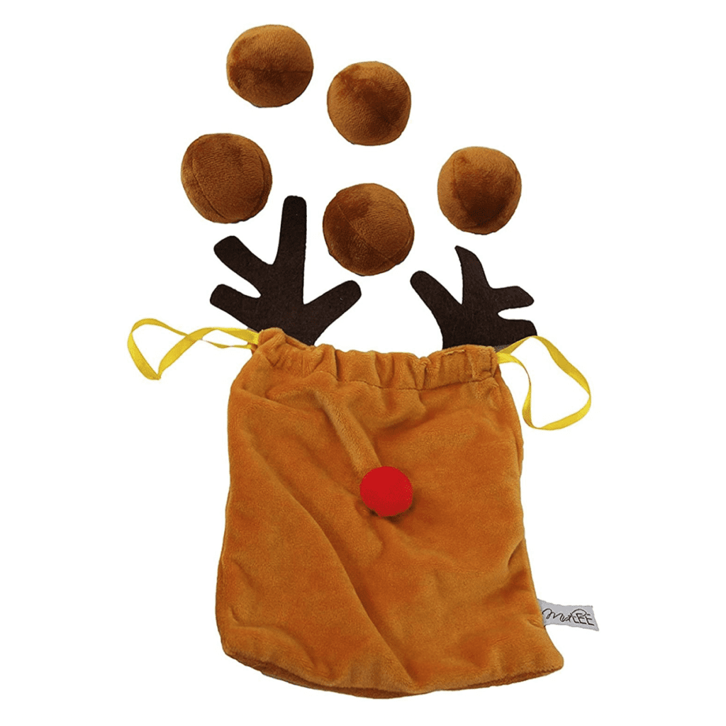 reindeer poop dog toy balls Christmas holiday