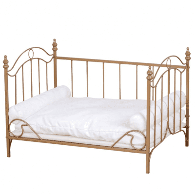 antique gold dog cat pet bed