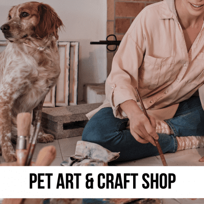 pet art craft shop store supplies dog cat