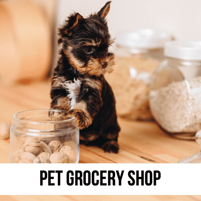 dog cat pet food grocery store shop