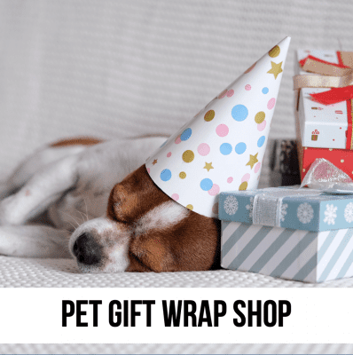 dog cat puppy kitten pet gift wrap hat costume party supplies paper