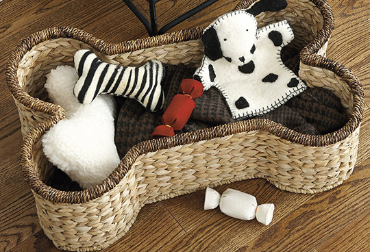 dog bone basket toy storage organization ballard designs get organized pet stuff pet dog home