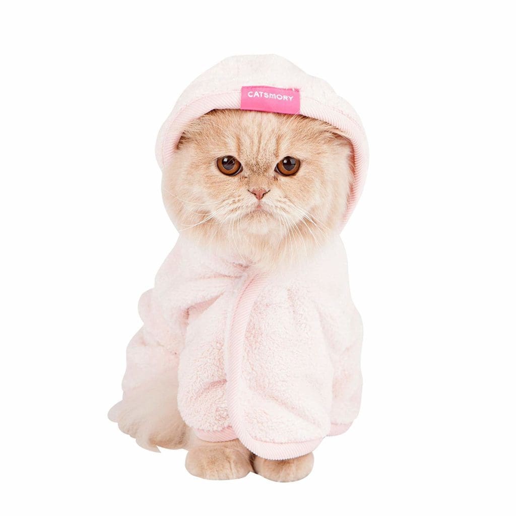 cat bathrobe