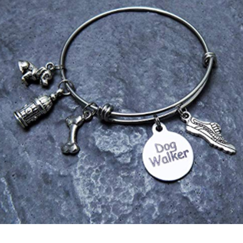 Dog Walker Charm Bracelet