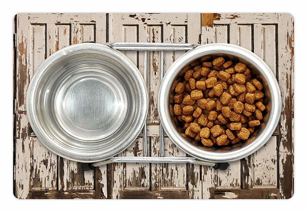 dog and cat pet food mat