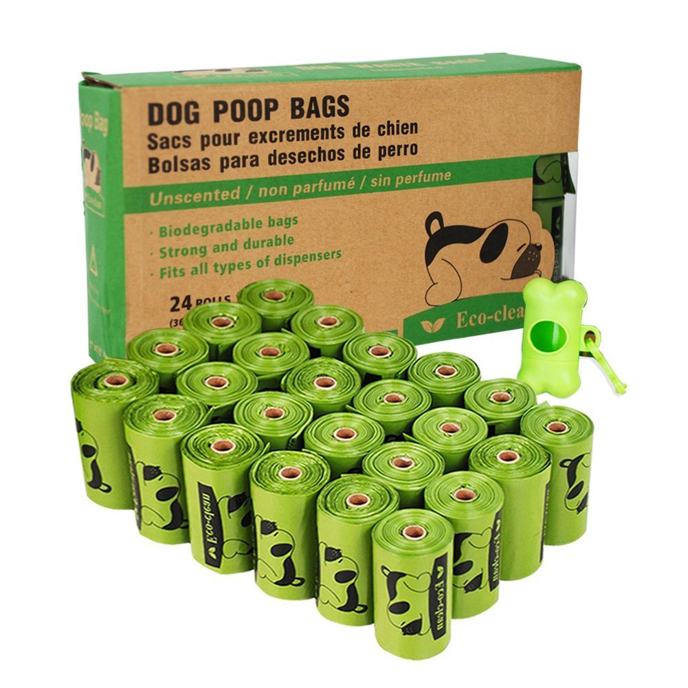 dog waste bags and holders
