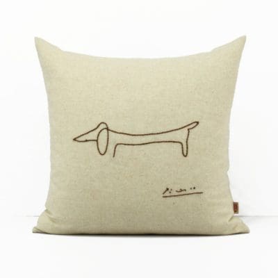 Picasso Dog Art Pillow