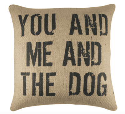 You and Me and The Dog Pillow
