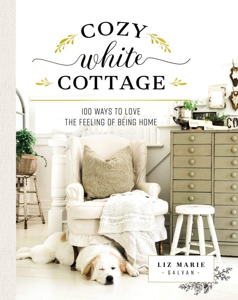cozy white cottage book pet dog cat pet-friendly decor vintage farmhouse pretty gift holiday Christmas birthday mom sister daughter-in-law