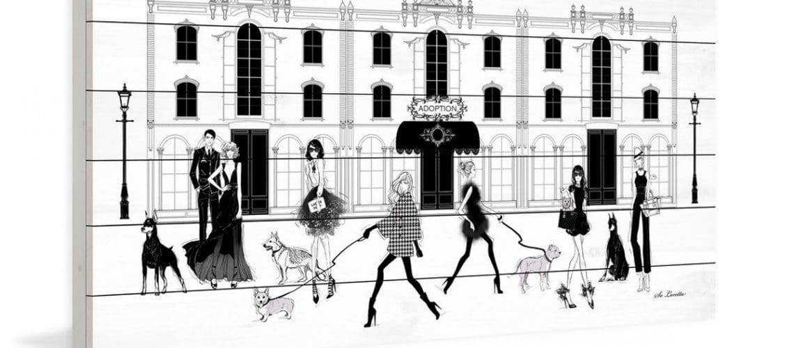 Black and White Pet Art