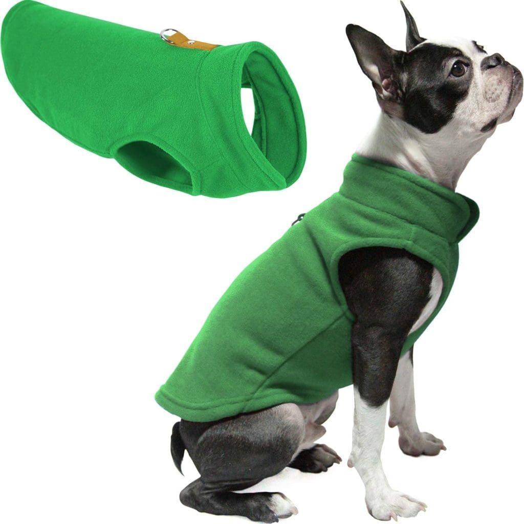 green st patrick's paddy day dog vest jacket sweater