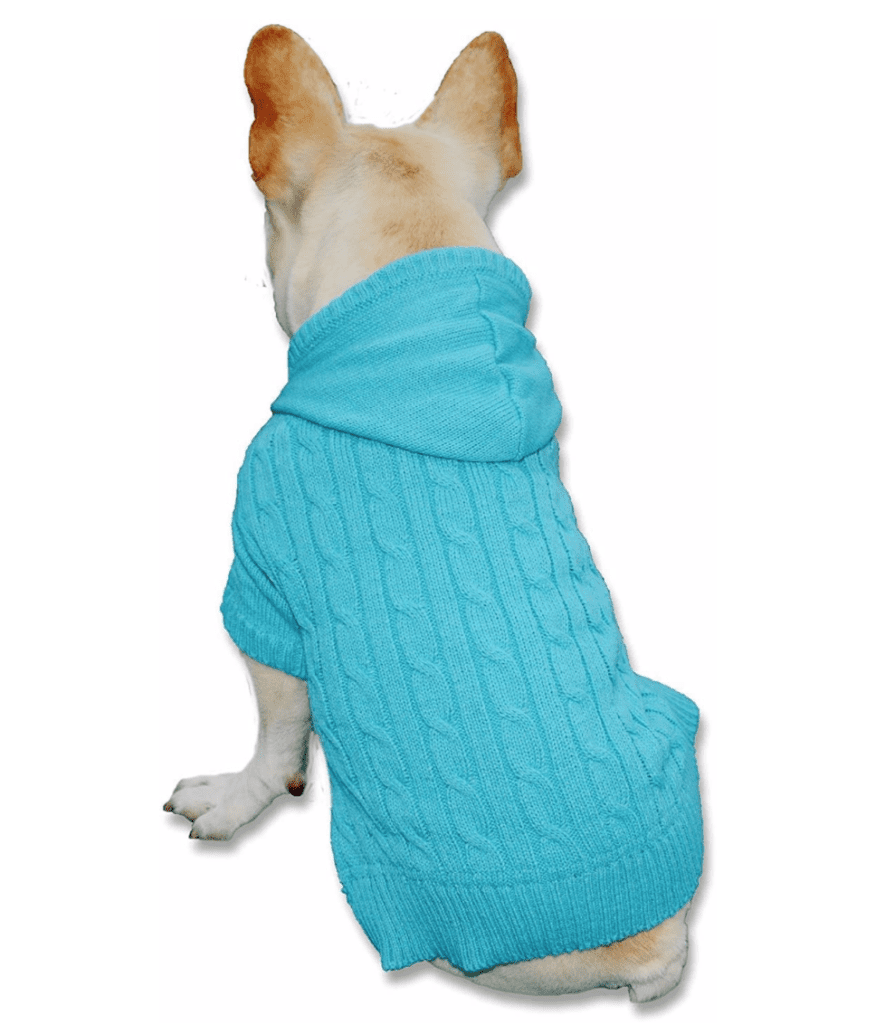 aqua turquoise teal dog sweaters cat sweater apparel fashion gift 