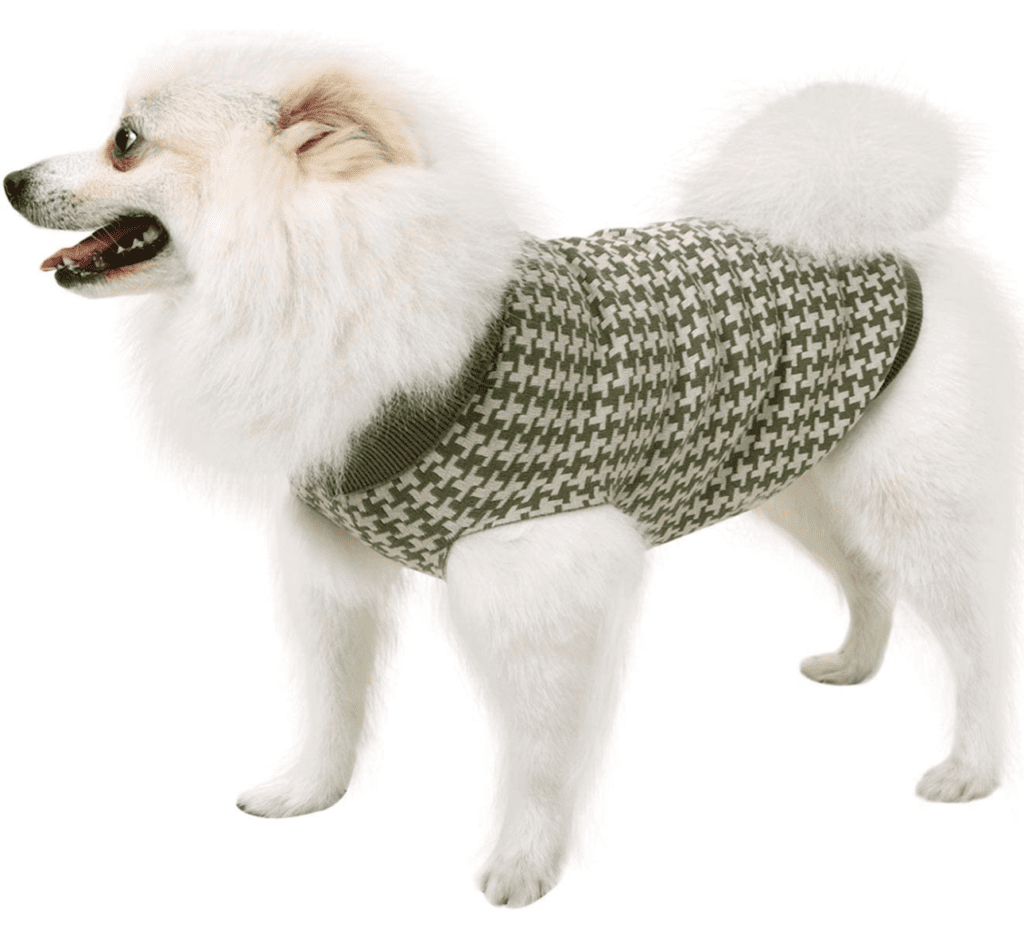 dog sweater cat sweaters green olive hunter christmas 