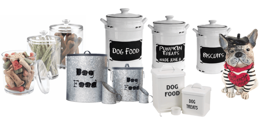 gift ideas for dog lover treat snack jar container