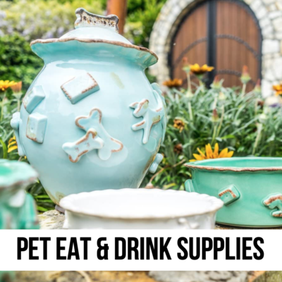 LEAD pet eat drink supplies bowl food water