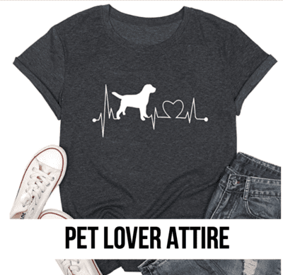 LEAD pet lover gift ideas attire shirt t-shirt sweatshirt