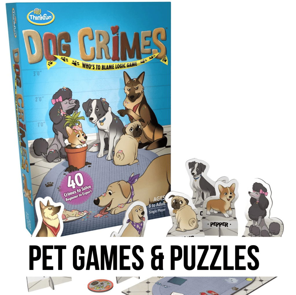 LEAD dog cat pet games play gift kids family puzzles