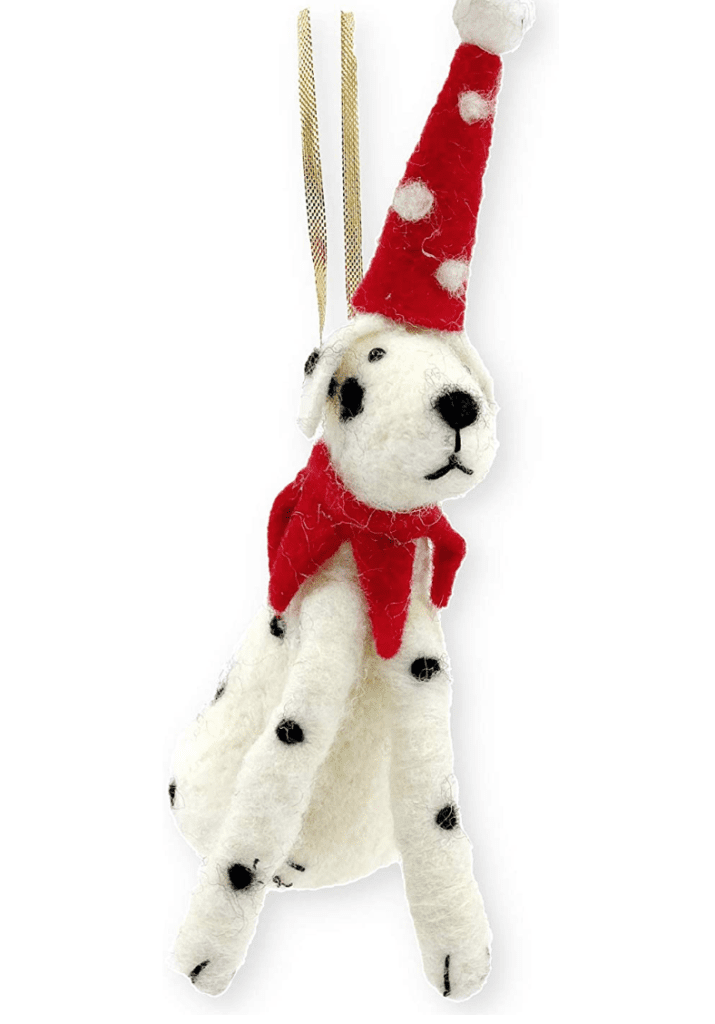 This image has an empty alt attribute; its file name is felt-dalmatian-dog-pet-ornament-gift-wrap-715x1024.png