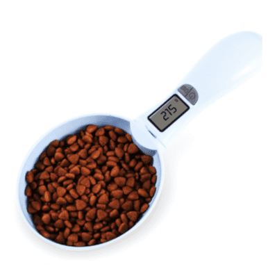 weight food dog scoop spoon measure 