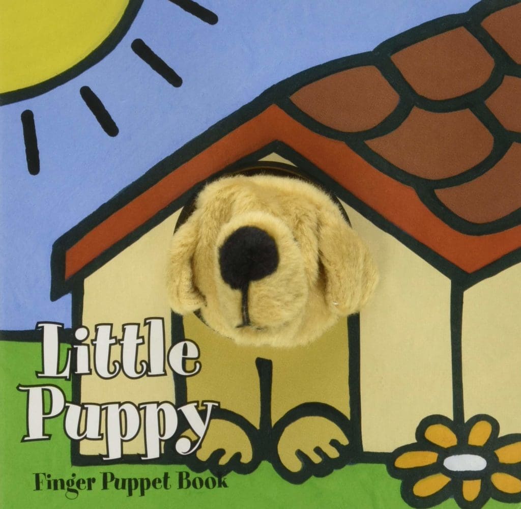 best books for nursery dog pet animal theme little puppy finger puppet board book