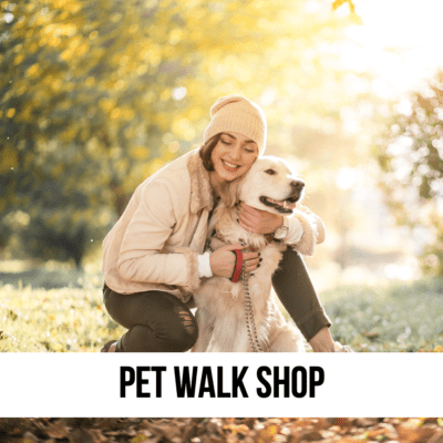 LEAD pet walk shop leashes collars totes racks storage gifts