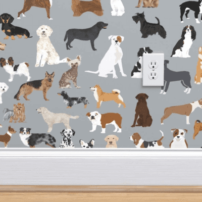 neutral dog wallpaper
