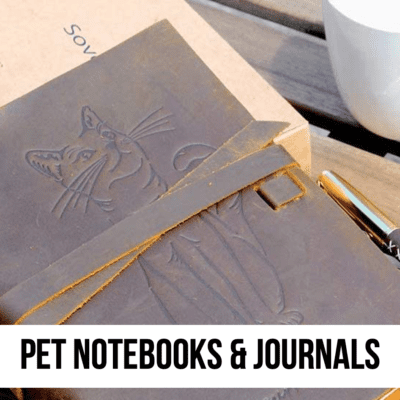 LEAD dog cat pet stationery notebook journal gift office supplies