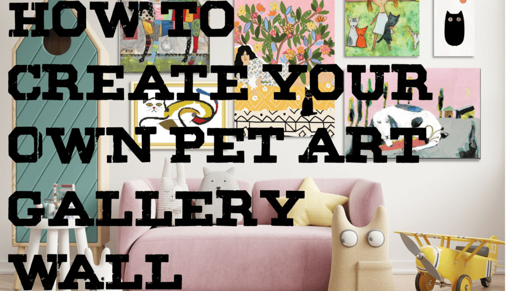dog cat pet gallery art wall ideas nursery guest room bathroom home office living room vet clinic grooming salon gift