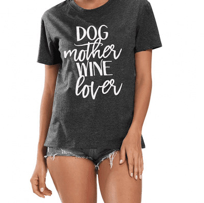 dog pet wine shirt pet lover