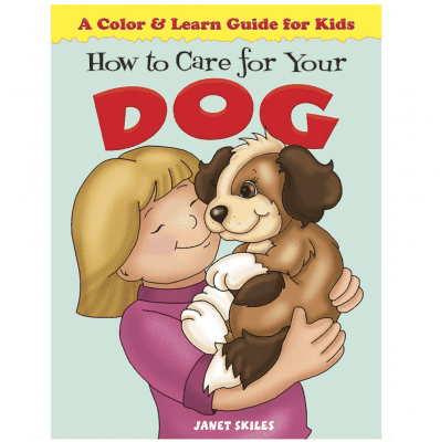 dog puppy care book for kids coloring book gift 