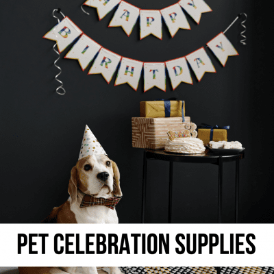 LEAD dog cat pet birthday adoption party pet supplies hat paper decorations toys gifts photo booth decor