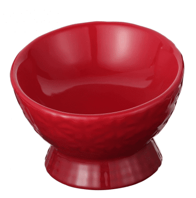 red cat bowl
