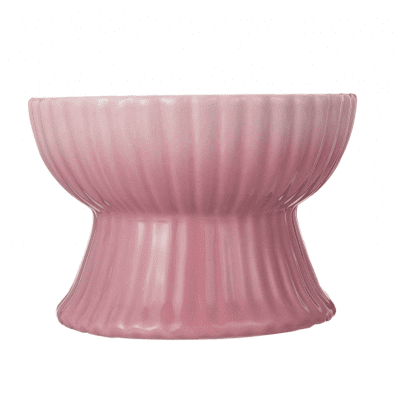 pink cat bowl