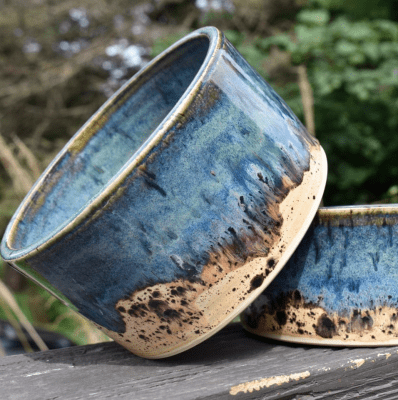 ceramic handmade dog cat pet bowl modern trendy gift unique etsy
