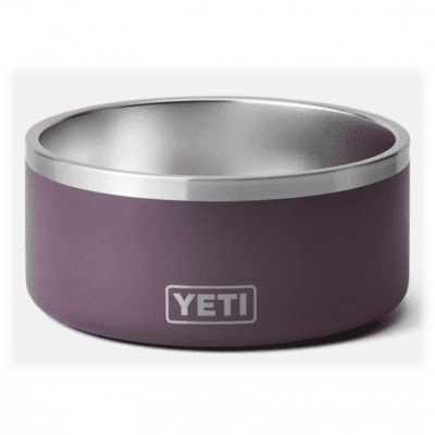 purple dog bowl