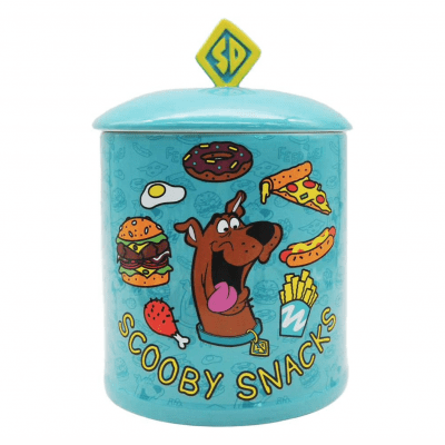 scooby snack cookie jar dog treat holder 
