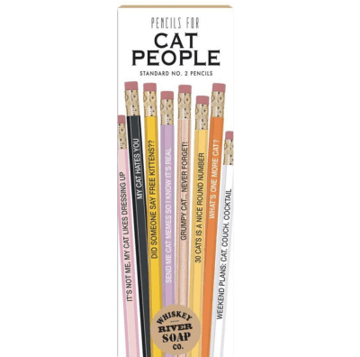cat office supplies pet lover kitten pencil pen desk coworker