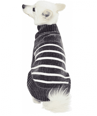 grey dog sweater cat sweaters stripe white puppy 