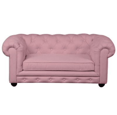 rose pink shabby chic pet bed