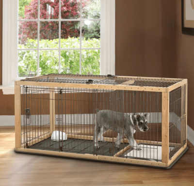 expandable multi puppy crate bed holder 