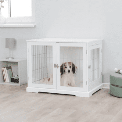 designer wooden dog pet indoor crate furniture 