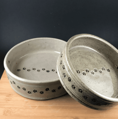 handmade pet supplies usa american michigan dog bowl