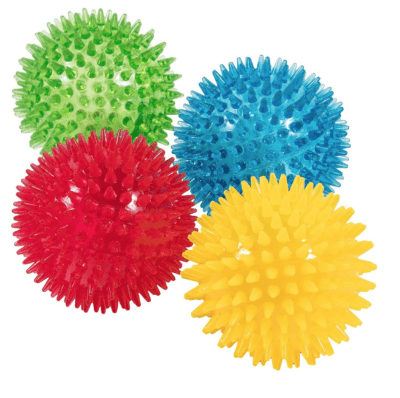 spiky dog balls