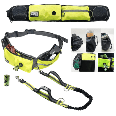 safety yellow dog walk belt tot