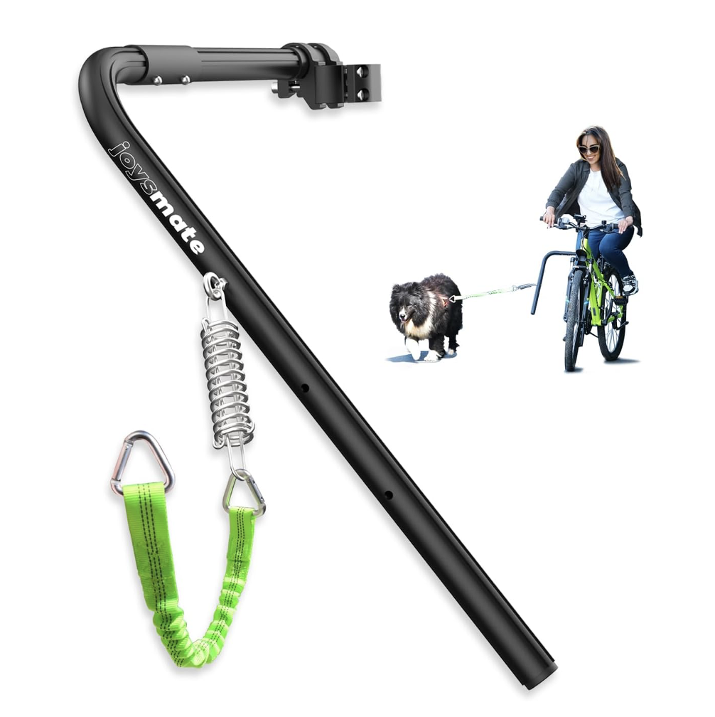 bike attachment for dog with spring